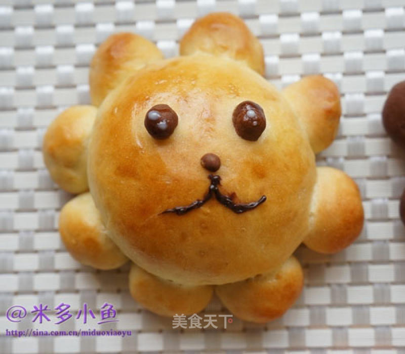 Little Lion and Puppy Bread recipe