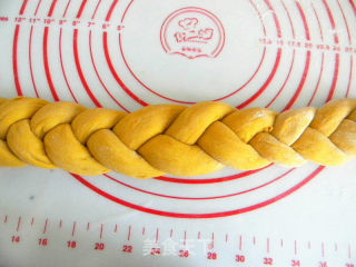 #柏翠大赛#pumpkin Coffee Braid Bag recipe