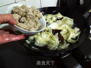 Cabbage Tofu Meatball Soup recipe