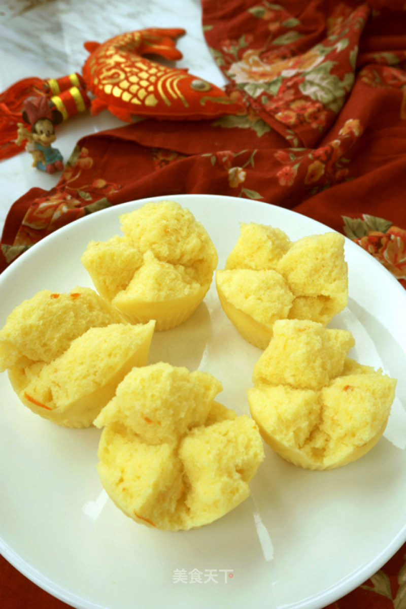 【sichuan】steamed Orange Sponge Cake recipe