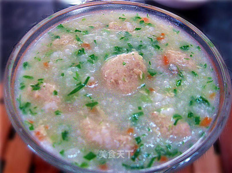 Baby Happy Growing Meal--vegetable Meatball Porridge