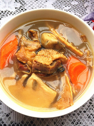 Cured Duck Soup with Bamboo Shoots
