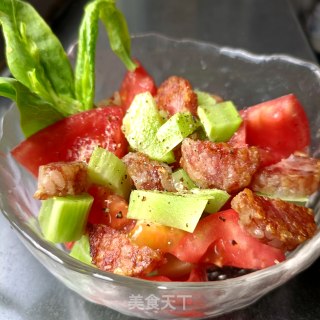 Lettuce and Sticky Rice Intestine Salad recipe