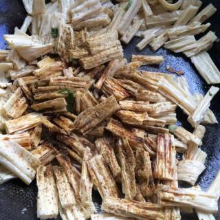 Fried Yuba with Cumin recipe