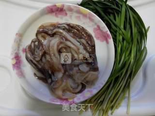 Fried Squid with Chives recipe