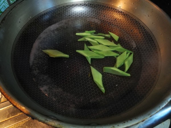 Salmon Fried Double Vegetarian recipe