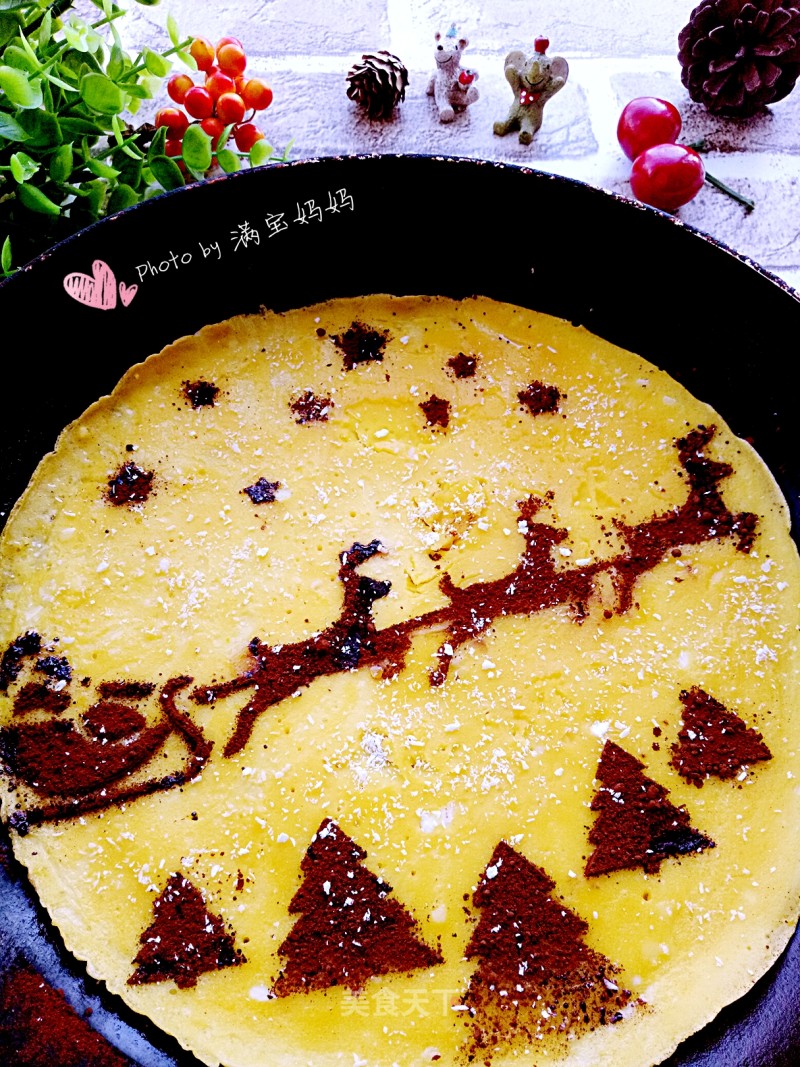 Christmas Egg Waffles recipe