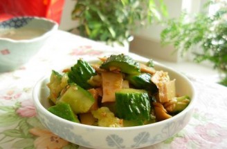 Cucumber Dried Tofu recipe