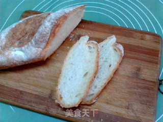 Baked French Loaf with Green Sauce recipe