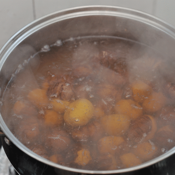 Braised Pork with Chestnuts recipe