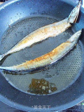 Pan-fried Saury recipe