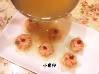 Entry [shrimp Balls with Wolfberry in Oyster Sauce] recipe