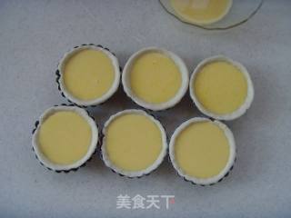 Yellow Peach Egg Tart (flying Cake Version) recipe