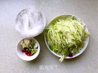 Stir-fried Vermicelli with Cabbage recipe