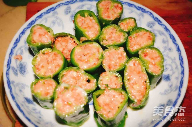 Green Pepper Stuffed Meat recipe