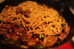 [more Than Addiction] Shuangjiao Chicken Lo Noodles recipe