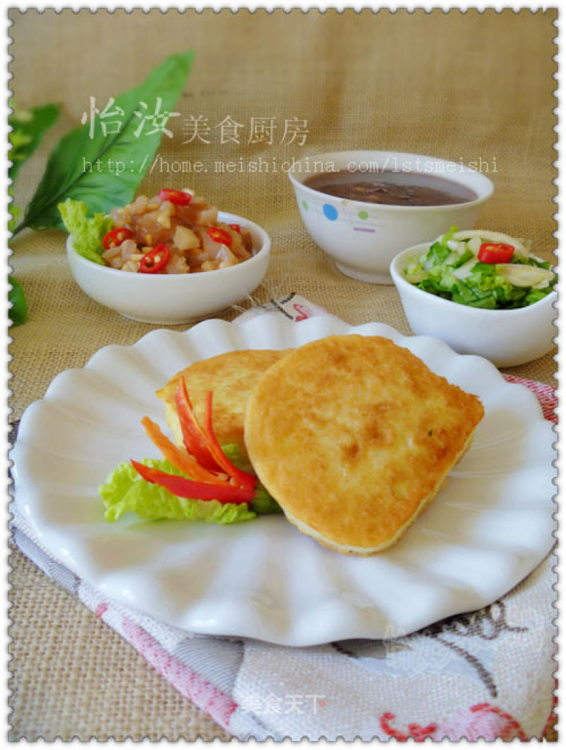 [yiru's Private Health Staple Food] Leftover Steamed Buns Turned into Egg-fried Steamed Buns for Breakfast recipe