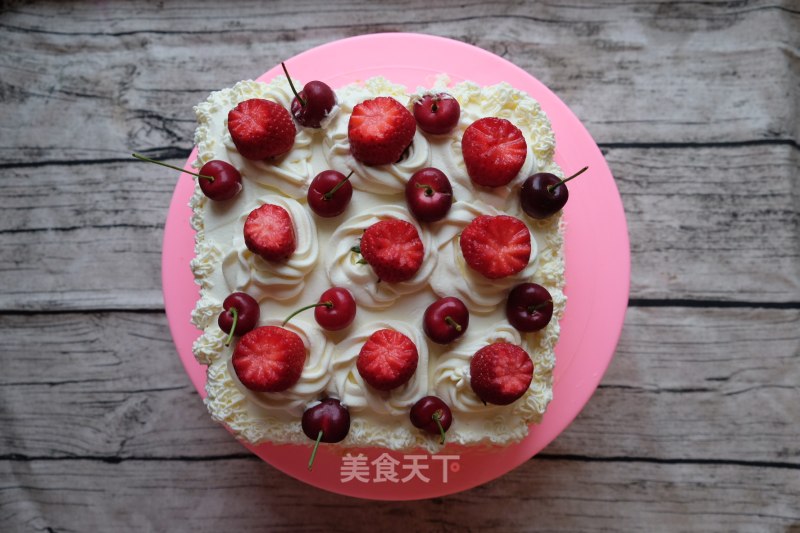 #aca Baking Star Competition #strawberry Cherry Cake recipe