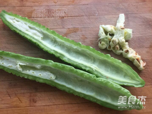Bitter Gourd Fried Shrimp recipe