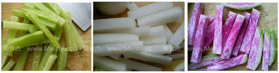 Crispy Radish Sticks recipe