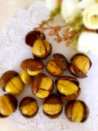 Roasted Chestnuts with Oily Sweet Sugar recipe