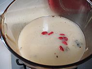 Tofu Soup with Red Dates and Wolfberry recipe