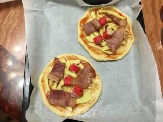 Bacon Crab Stick Pizza recipe