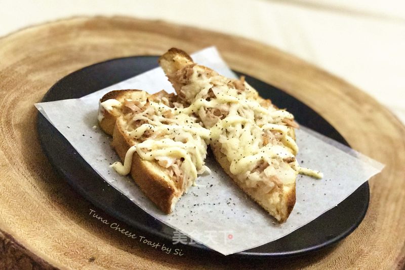 #四session Baking Contest and It's Love to Eat Festival#tuna Cheese Baked Toast recipe