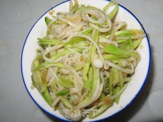 Cucumber with Enoki Mushroom recipe