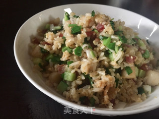 Fried Rice with Fresh Shells recipe