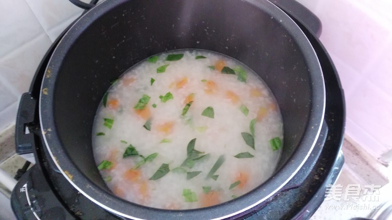 Carrot Scallop Congee recipe