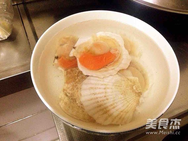 Steamed Scallops with Garlic Vermicelli recipe