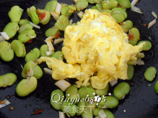 Egg Broad Bean Rice recipe