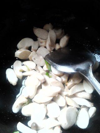 Pleurotus Eryngii with Oyster Sauce Lettuce recipe