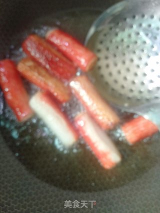 Dry Fried Crab Sticks recipe