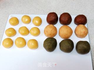 Preheating Mid-autumn Festival~~【three-color Filling Cantonese-style Mooncakes】 recipe