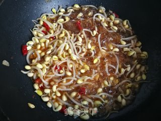 Soy Bean Sprouts Fried Crystal Powder recipe