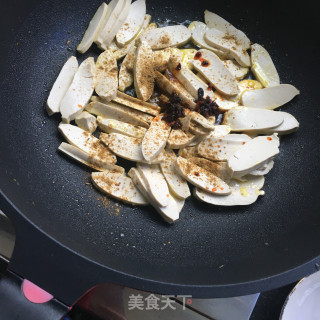 Stir-fried Dried Tofu with Cumin recipe