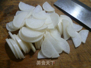 Stir-fried Radish with Sausage recipe