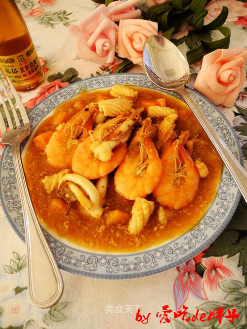 Coconut Curry Seafood recipe