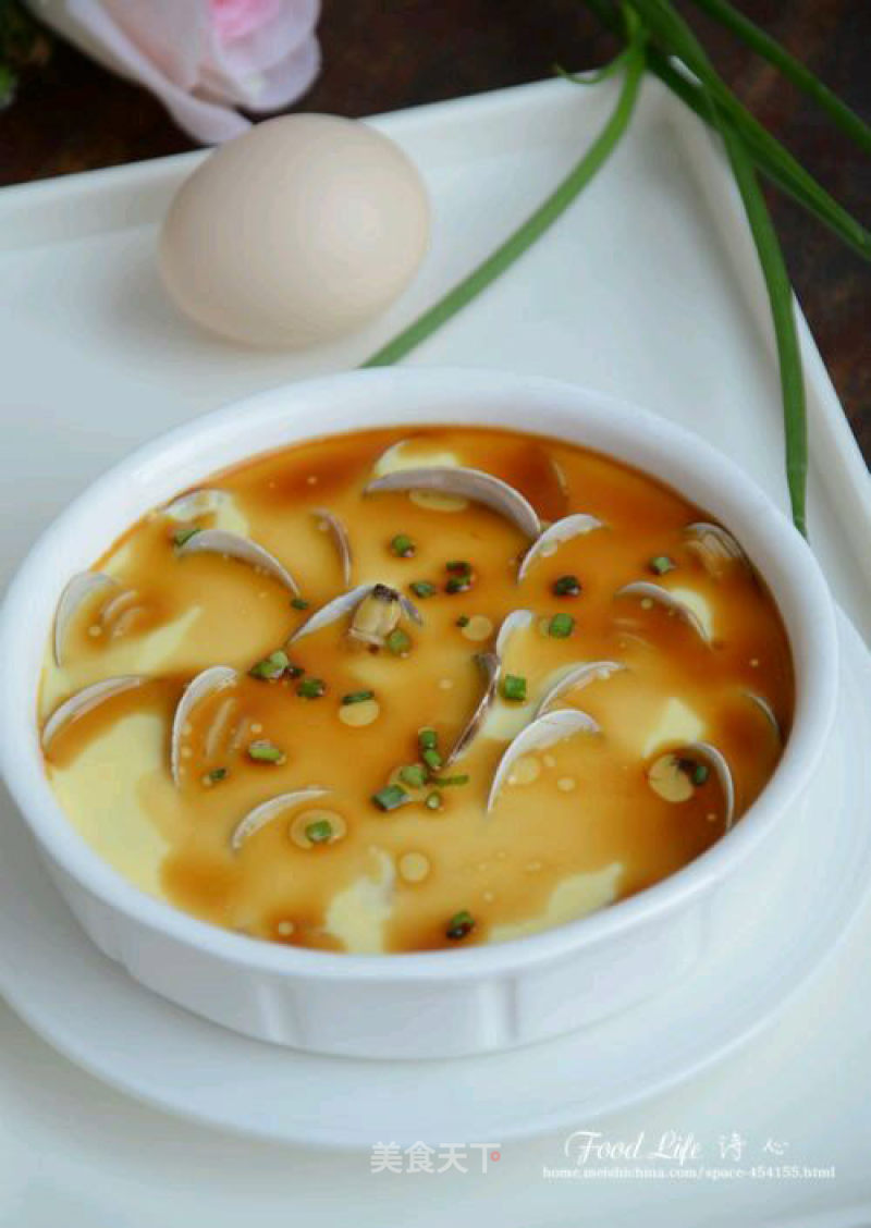 Clam Steamed Egg recipe