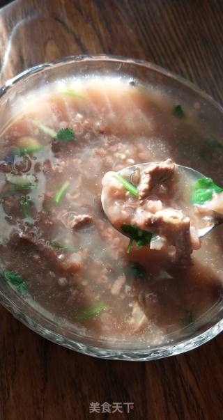 Black Bean Wild Boar Congee recipe