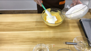 Salted Egg Yolk Ham Cake Roll recipe