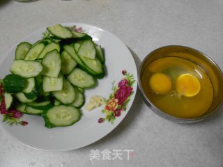 Fried Cucumber with Egg recipe