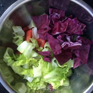 Seasonal Vegetables Mixed with Vinaigrette recipe