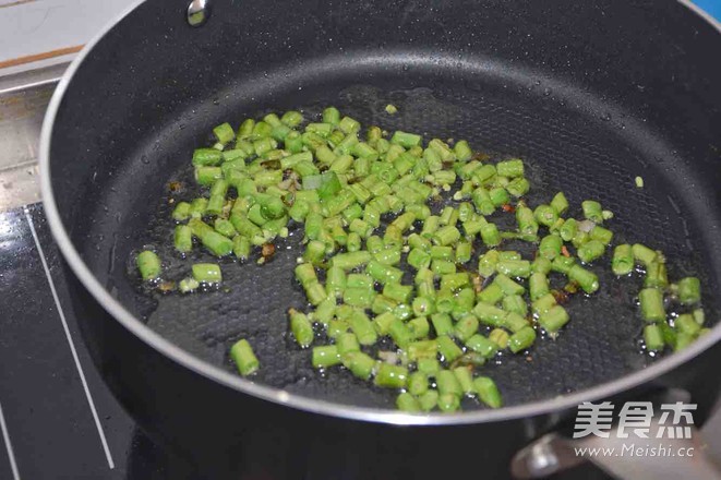 Fried Rice with Cowpea and Egg recipe