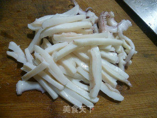 Kaiyang Squid Stir-fried Vegetable Stem recipe