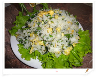 Toon Egg Fried Rice recipe