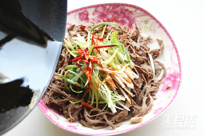 Shredded Cold Pork Heart recipe