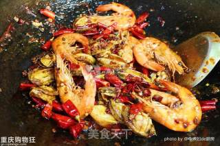 Abalone, Shrimp & Spicy Hot Pot recipe